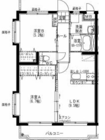 サープラス　（延岡市　粟野名）＜2LDK＞203号室