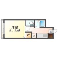アービスコメット (延岡市 瀬之口町)<1K・2階>の間取り図