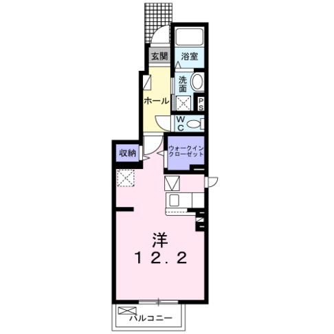 ウォル　コンフォート（延岡市　川原崎町）＜1階・1R＞