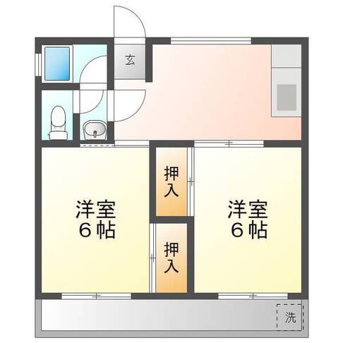 パーク・イースト　(延岡市　浜砂町)＜2DK・1階＞102号室