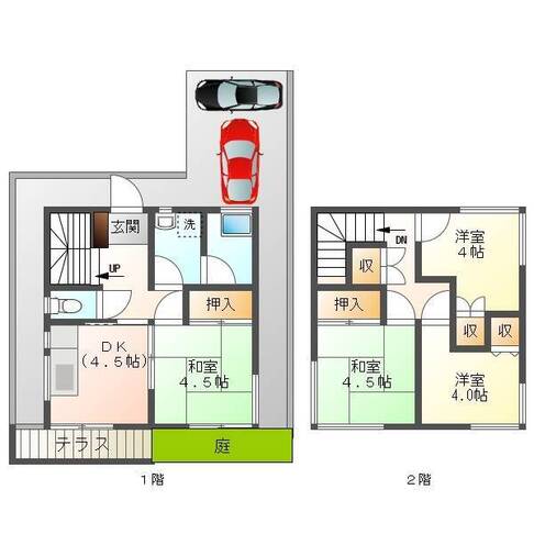 N貸家（延岡市　大貫町）＜4DK＞