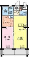デイドリーム（延岡市　大貫町）＜1LDK＞の間取り図