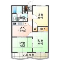 ルグランソレイユ(延岡市 柚の木田町)<3DK>の間取り図