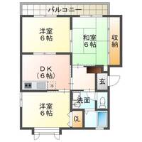 ファミリアパロス（延岡市　浜砂）の間取り図