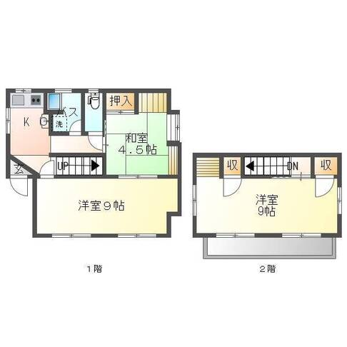 浜町貸家　（延岡市　浜町）＜3K＞