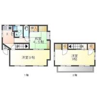 浜町貸家　（延岡市　浜町）＜3K＞の間取り図