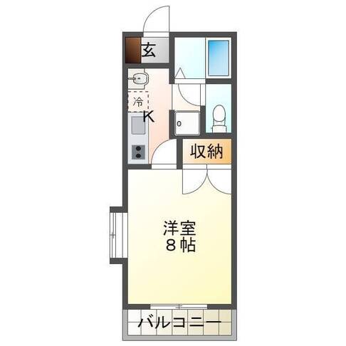 ジョイルーム　（延岡市　大貫町）＜1Ｋ＞105号室