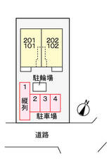 駐車場配置図