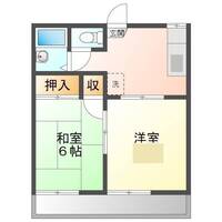 シュンメイコーポ (延岡市 惣領町)<2DK>の間取り図