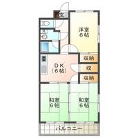 ハイツ中島(延岡市 愛宕町)<3DK>の間取り図