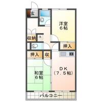 コスモスコーポⅡ（延岡市　日の出町）の間取り図