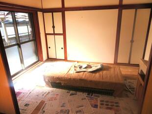 6帖和室：畳入れ前