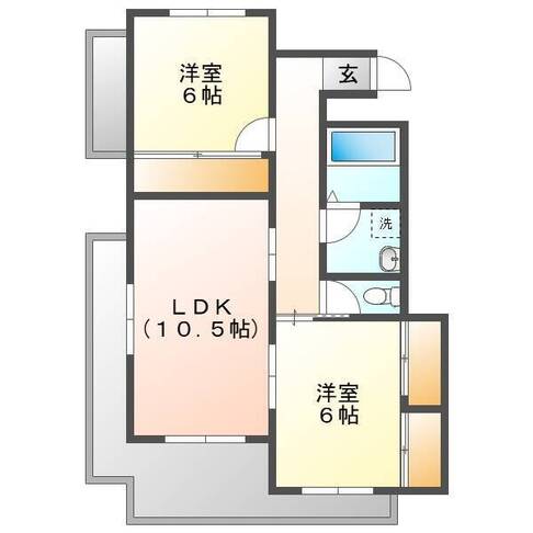 ヴィラナリー延岡　7棟　（延岡　塩浜町）＜3LDK＞7-1棟 133号室