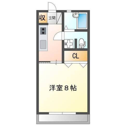 メゾン・ド・良Ⅰ（延岡　恒富町）＜１K＞103号室