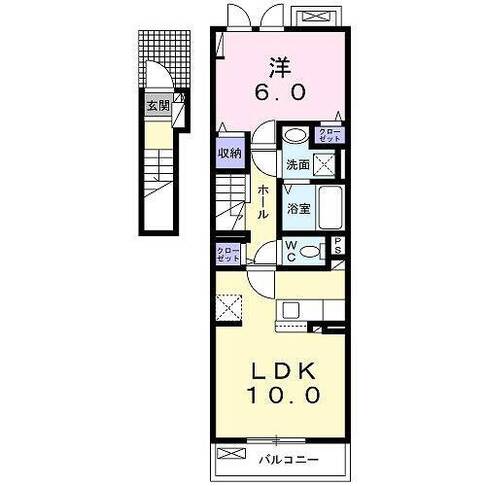 レヴェリⅠ（日向市　財光寺）＜1LDK・2階＞