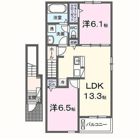 レジデンス　ハイブリッジⅡ（日向市　南町）＜2LDK・2階＞