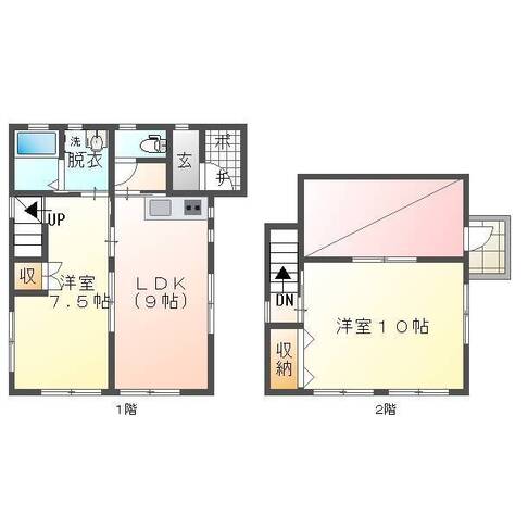須賀崎貸家（2階建）（門川町　須賀崎）1号室
