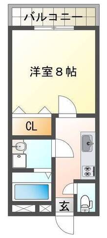 Wendy　(延岡市　野田町)＜1K＞