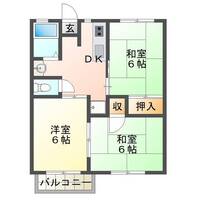 ガーデンヒルズ沖田B（延岡市　沖田町）の間取り図