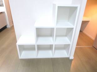 収納棚　兼　ロフト行き階段