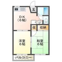 リバーハイツ（延岡市　塩浜町）の間取り図