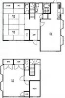 浜砂貸家（延岡市　浜砂）の間取り図