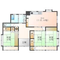 大貫町5丁目貸家（延岡市　大貫町）＜3LDK＞の間取り図