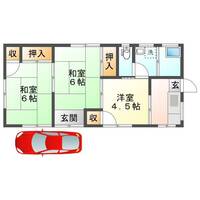 惣領町貸家　（延岡市　惣領町）＜３DK＞の間取り図