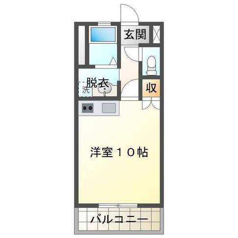 サザンヒルズ（延岡市構口町）＜1Ｒ＞