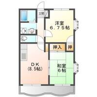 カーサＪ＆Ｊ（延岡市　惣領町）＜2ＤＫ＞の間取り図