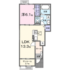 102号室間取り