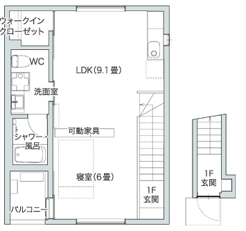ＦＲＥＥ　ＰＯＲＴ浜御殿A　（延岡市　紺屋町）＜１R＞202号室