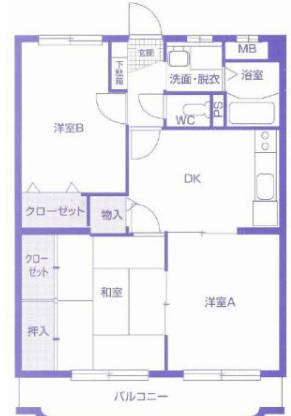 SUN　SEEDS　（日向市　日知屋）＜３DK＞301号室