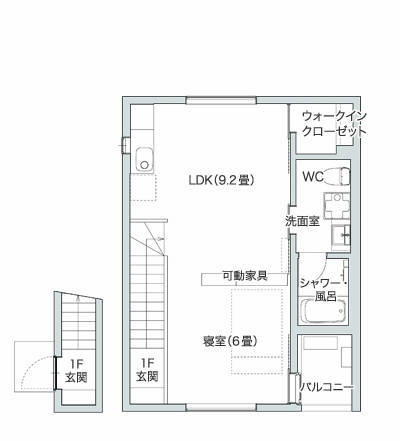 ＦＲＥＥ　ＰＯＲＴ浜御殿C棟　（延岡市　紺屋町）＜１R＞203号室