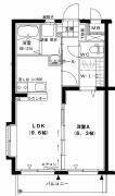 Center Court 　(日向　財光寺）＜1LDK＞202号室