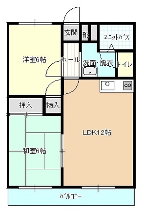 コーポ自由が丘　（延岡市　片田町）＜2LDK＞